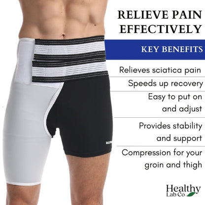 Ortho-Wrap Hip Brace White Design
