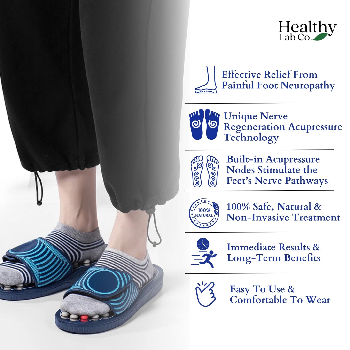 AcuMassage Neuropathy Sandals