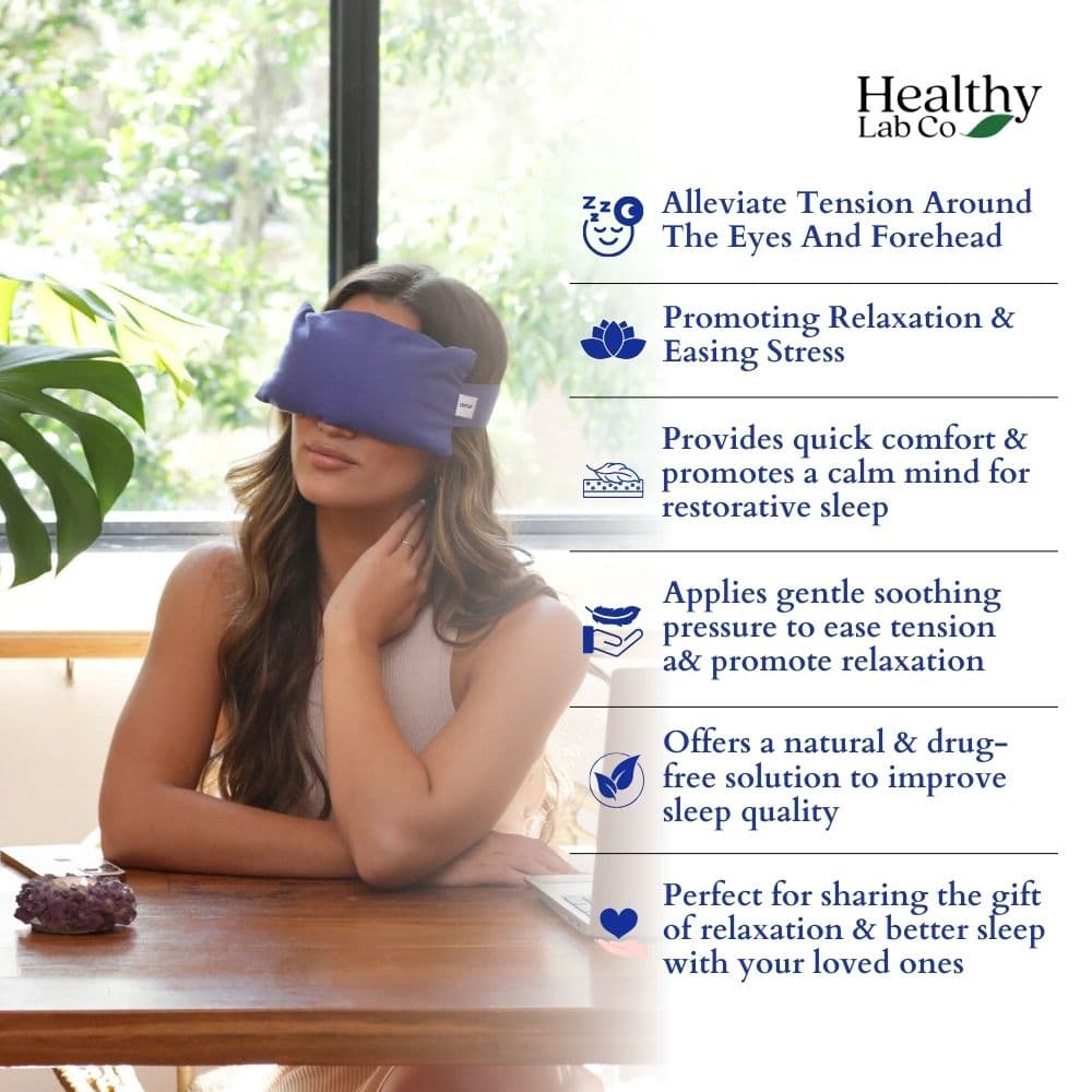 LavenderSnooze Weighted Eye Pillow